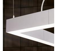 ORION Lámpara LED de techo Sando set para colgar 30x30cm True