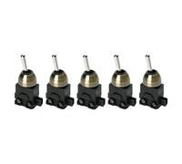 ORION LIGHTSTYLE 5 interruptores de montaje empotrado 5 piezas ON/OFF encendido/apagado 250V unipolar 2(1) A LS-2 oro plateado antiguo lámparas lámparas de mesa lámparas de pared (antiguo)