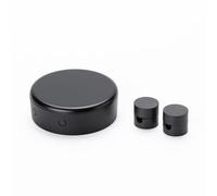 ORION LIGHTSTYLE Colgador de distancia para lámparas con dosel y caja de distribución, soporte para cables, caja de cubierta, juego con 1 caja de distribución y 2 pines de techo (negro, plástico, no