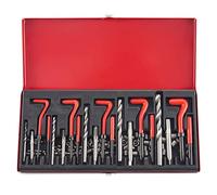 Orion Motor Tech 131 PCS Kits de Reparación de Roscas M5 M6 M8 M10 M12 Herramientas de Instalación para Reparar Agujeros de Tornillos Kit Helicoli para Automóvil