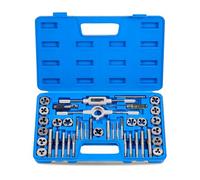 Orion Motor Tech Juego de Machos y Matrices de 40 Piezas, Tamaños Métricos | Kit de Herramientas para Mejorar el Hogar para Crear y Reparar Roscas | Juego de Herramientas Manuales con Llaves Métricas