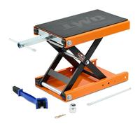 Orion Motor Tech Plataforma elevadora para Motocicletas Carga 500kg Plataforma Elevadora de Tijera de Motos Elevación 95 x 35 mm Gato de Tijera para Moto con Plataforma 23 x 37 cm