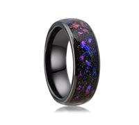 Orion Nebula Opal Galaxy Fragment Inlay RFID Smart Ring Ceramic Epoxy ID T5577/IC CUID (GEN2) Chip Reescribible Clon 125kHz/13.56mHz Control de Acceso KeyCards Ring (US#6, IC CUID (GEN2) Chip)