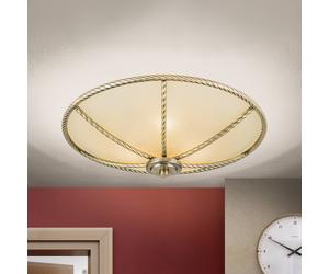 ORION Plafón color crema Galina, 42 cm