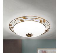 ORION Plafón Fleur, oro envejecido, Ø 50cm