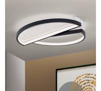 ORION Plafón LED Olga, negro/blanco