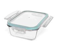 ORION - Recipiente de vidrio para alimentos con tapa, a prueba de fugas para horno, microondas, sin BPA, -20 a 220 °C, 1,5 l