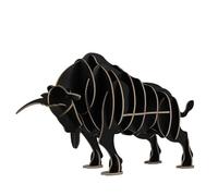 Orion91 Estantería Toro Gigante Madera DM Color Negro 63 x 115 x 35 cm - SpazioLuzio-