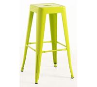 ORION91® - High Stool 75 cm Steel BETA in Pistachio Green, Stackable Industrial Style for Kitchen, Office, and Dining with Non-Slip Feet, Supports up to 110 kg. Perfect for Home and Hospita… - Pack x4