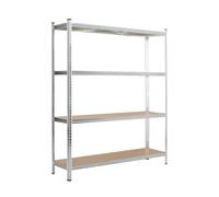 Orion91 ORION91oficial® - Estantería Metálica Galvanizada | Modular | Almacenaje | 180x150x40cm | Acero y MDF | Antihumedad | Hogar | - spaziOrion91-Unitaria