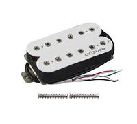 OriPure Alnico 5 Pastilla de doble bobina 13.5-14.5K 52 mm Puente Pastillas Humbucker para guitarra 12 Piezas de poste de tornillo hexagonal ajustable para parte de guitarra eléctrica