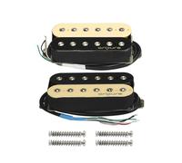 OriPure Alnico 5 Pastillas para guitarra eléctrica: pastilla humbucker de doble bobina para mástil de 7,2 K+ y pastilla para puente de 8,4 K, para guitarra eléctrica, Zebra.