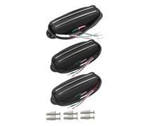 OriPure Hot Dual Rail Pickups Alnico5 - Juego de pastillas Humbucker de tamaño individual N+M+B, color negro