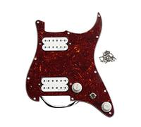 OriPure Loaded Pickguard HH Establece Dual Humbuckers para pastillas de guitarra eléctrica Reemplazo de piezas de guitarra eléctrica tortuga roja