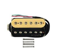 OriPure Pastillas Humbucker de guitarra Alnico 5 Pastilla de cuello, cebra