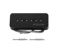 OriPure Pastillas semiartesanales Alnico 5 pastillas de jabón P90 para guitarra eléctrica, 8,1 K, color negro