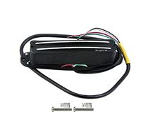OriPure Recolecciones de riel caliente Humbucker de tamaño de bobina simple Alnico5 13.6K Compatible con ST SQ TL Guitarra eléctrica, negra