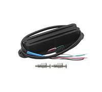 OriPure Recolecciones de riel caliente Humbucker de tamaño de bobina simple Alnico5 8.9K Compatible con ST SQ TL Guitarra eléctrica, negra completa