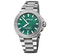 Oris Reloj Bresnet Aquis para hombre, cuerda automática, 01, 733, 7730, 4137-07, 8, 24, 05PEB, tipo pulsera, Tipo de pulsera: