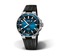 Oris reloj hombre analogico automatico con correa de caucho 4135-07-4-