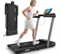 Orisyn Cinta de Correr 3 en 1 | Tapiz Rodante para Casa con Motor de 2.5 HP | 12 km/h, Bluetooth y 12 Programas | Doble LED, Plegable, Compatible con App | Ideal para Espacios Pequeños