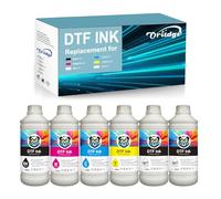 Oritdge DTF Tinta de 1500 ml, tinta de transferencia DTF para tinta de recarga DTF compatible con impresoras Epson DTF DX5 DX7 R2400 P400 P800 XP600 I3200 4720 TX800 ET-8550, XP-15000, L1800, L805