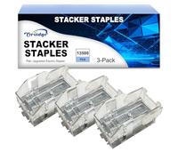 Oritdge Grapadora eléctrica de repuesto para grapadora de oficina, incluye 3 grapas para 4.500 grapas cada una