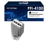 Oritdge PFI4100 PFI-4100 Cartuchos de Tinta Negro Mate para Cartucho de Tinta Canon PFI-4100MBK Reemplazo para Canon imagePROGRAF PRO-1100