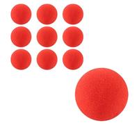 Orivin 10 bolas de esponja rojas para magia de dedos, accesorios para trucos de comedia, 3,5 cm
