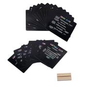 Orivin 52 tarjetas bíblicas con soportes de madera. Tarjetas de oración con las Escrituras bíblicas, ideales para devociones matutinas y vespertinas y para la fe familiar.