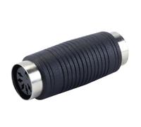 Orivin Acoplador DIN hembra a hembra de 5 pines, adaptador de unión de cable MIDI para extender conexiones MIDI, cambiador de género