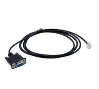 Orivin Cable adaptador DB9 Serial RS232 a RJ11 RJ12 6P6C compatible con Sevo Drive compatible con cable de comunicación paso a paso Longitud 1,8 m