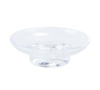 Orivin Jabonera De Repuesto De Vidrio, Jabonera De Vidrio Grueso Transparente, Ajuste Universal Para Baño, Ducha Y Lavabo