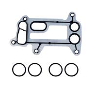 Orivin Kit De Juntas De Carcasa De Enfriador De Aceite De Motor Con Junta Tórica De Aluminio 11427802114 11428506412 7802114 Compatible Con E60 E61 E83 E81 E90