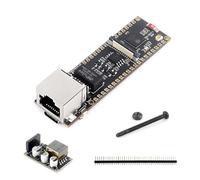 Orivin Placa de desarrollo Ethernet ESP32-S3 con módulo PoE, fuente de alimentación de 5 V y 2 A, tamaño compacto de 72,8 x 21 mm para proyectos integrados y aplicaciones de red.