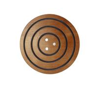 Orivin Salvamanteles magnético de acacia con anillos de silicona antideslizantes, resistente al calor para sartenes de hierro fundido esmaltado