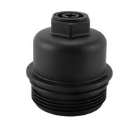 Orivin Tapa de filtro de aceite negra, cubierta de enfriador de aceite, repuesto para vehículos compactos MINI 11428575907, accesorio para piezas de motor