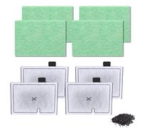 Orizizhic Filtro compatible con Interpet Interpet Internal CF1, kit de servicio de 4 meses, kit de cartuchos de filtro para tanque de peces para reemplazo de acuario, 4 cartuchos de filtro, 4