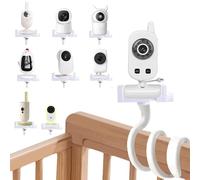 Orizizhic Soporte compatible con vigilabebés GHB, soporte universal para cámara de bebé compatible con Philips Avent vigilabebés momcozy ieGeek Boifun, monitor de bebé ajustable, soporte para teléfono