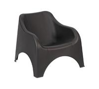orizzonte Sillón Nuvola de resina antracita