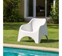 orizzonte Sillón Nuvola de resina blanca
