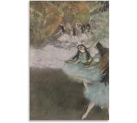Orjdjz Wxkbl En el escenario de Edgar Degas Póster Impresiones abstractas Edgar Degas Lienzo Arte mural Pintura vintage para oficina Decoración cuadrangular 40x60cmx1 Sin marco