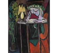 Orjdjz Wxkbl Lectura en la mesa de Pablo Picasso Póster Estética de lienzo Arte mural Pintura vintage Grabados de Pablo Picasso para la decoración del hogar 40x55cm Sin marco