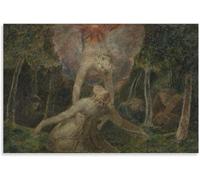 Orjdjz Wxkbl Pósters de William Blake《La agonía en el jardín》Pintura Arte abstracto en la pared. Imágenes de William Blake sobre lienzo para decoración del hogar 40x65cm sin marco