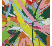 Orjdjz Wxkbl Spread wings por Damien Hirst Póster Pop abstracto Arte mural Grabado de Damien Hirst Pintura estética para decoración de pared de habitaciones 50x50cm Sin marco