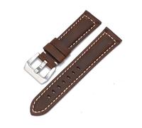 ORKDFJ Correa de reloj de cuero genuino para Panerai, correa de caballo loco, pulsera de reloj suave de 20 mm, 22 mm, 24 mm, 26 mm, 26mm, Agate