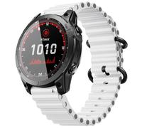 ORKDFJ Para Garmin Fenix 6 Band 22mm Ocean Watch Band para Fenix 7, Fenix 5, Fenix 6 Pro, Fenix 5 Plus, Forerunner 955/945, Approach S60/S62, Epix(White)