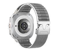 ORKDFJ Para Samsung Galaxy Watch Ultra 47mm Correa de nailon Correa para Samsung Galaxy Ultra 47mm LTE sin huecos pulsera correas de reloj(Gray)
