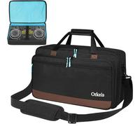 ORKELS Funda para controlador de DJ Pioneer DDJ FLX4, SB2, SB3, DJ 400, DJ RB, bolsa de viaje con correa de hombro ajustable para controlador, portátil y cables, S-20.8 x 3.9 x 11.8 pulgadas
