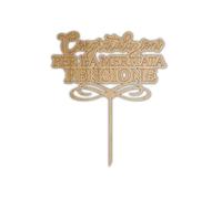 ORKIDEA PARTY Cake Toppers de madera, en varios modelos para fiestas, cumpleaños, aniversarios, bautizos, comuniones, bodas y ceremonias. Fabricado en Italia